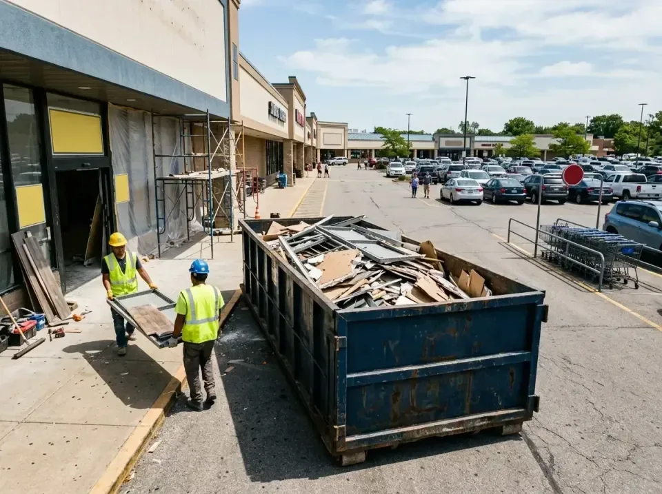 retail-store-renovation-debris-003 — frequently asked questions, Roll-off Dumpster Rentals in Granger, IN
